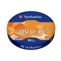 Диск DVD-R Verbatim 43729, 4.7 Gb (10шт.)
