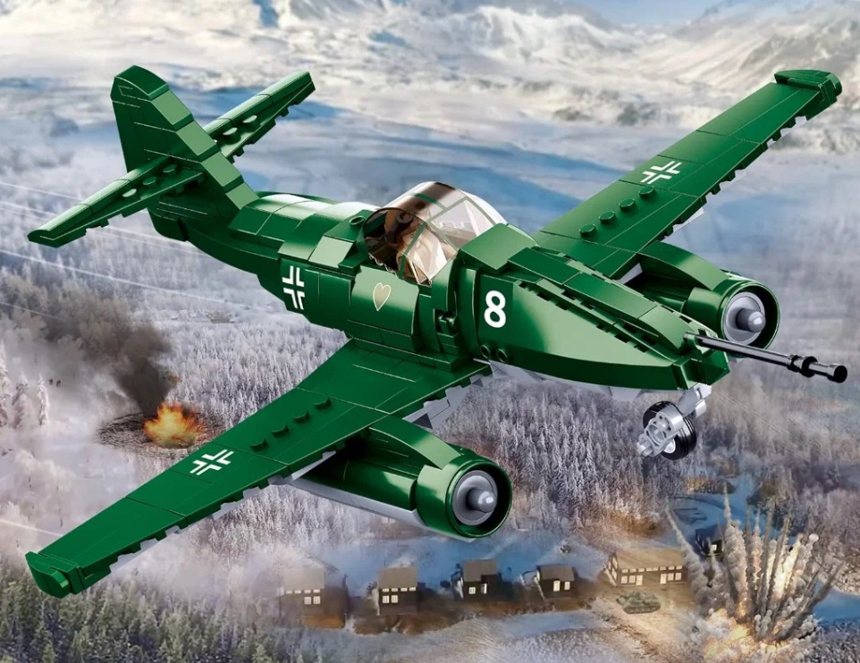  SLUBAN WW2 M38-B0977    messerschmitt ME262 (338., 1., 33,7)