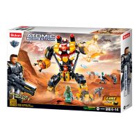 Конструктор SLUBAN Atomic Storm M38-B0997 Атака киборга-гиганта (668дет., 3фиг.)