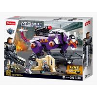 Конструктор SLUBAN Atomic Storm M38-B1060 Засада: атака механического монстра (382дет., 2фиг.)