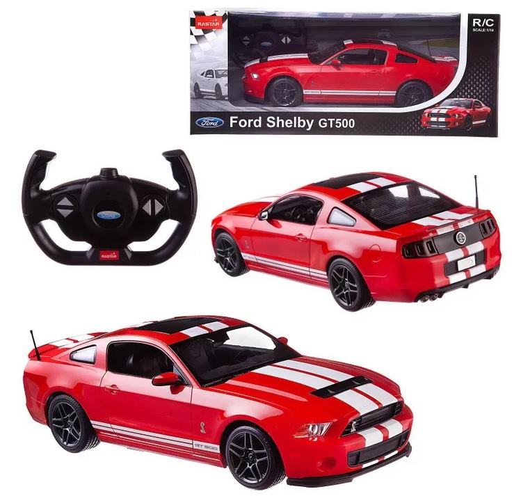    Rastar 49400R Ford Shelby GT500 (1:14, 34 ).   .  . 